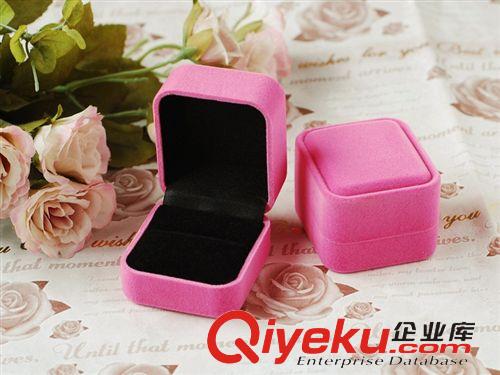 diy配件、包装 gd植绒方形圆角 戒指盒 包装盒 饰品盒首饰盒 韩国饰品 盒