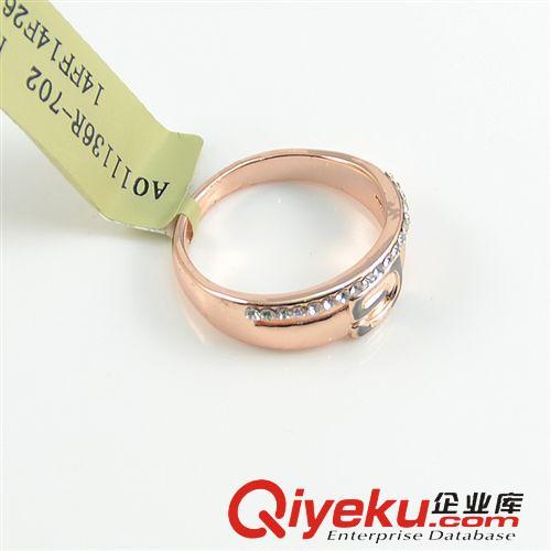 Abella戒指 xxAbella比拉韩版流行单排钻戒指经典气质款厂家直销首饰品