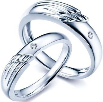 纯银戒指 S925纯银戒指批发 天使之翼戒指 情侣对戒 高品质货源 银饰品批发