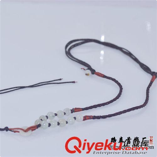 【包装辅料】 玉珠吉祥 红项链绳 棕色长度可调节60-80cm 红绳编织项链