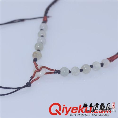 【包装辅料】 玉珠吉祥 红项链绳 棕色长度可调节60-80cm 红绳编织项链