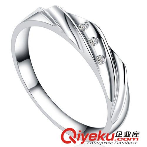 情侣专区 QL030 饰品批发 925纯银戒指批发爱的交织侣戒指 情侣对戒。
