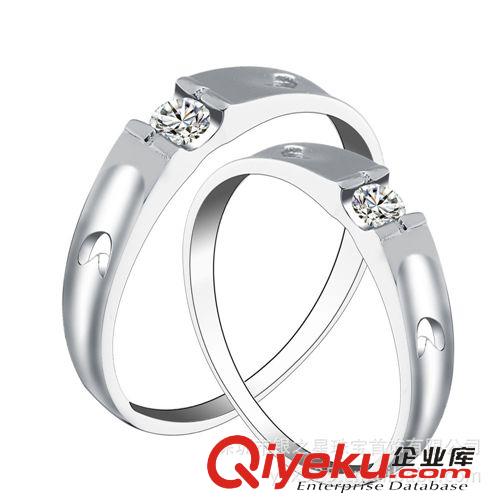 情侣专区 银饰批发情侣对戒 925纯银 结婚对戒 时尚戒指 指环 QL667