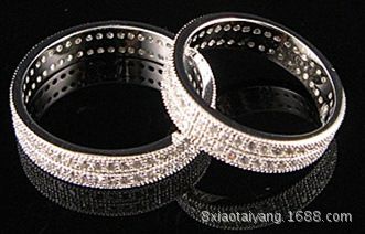 最近新款 翡翠珠宝钻石镶嵌加工 18K金情侣钻石戒指男款 （定做手工费）