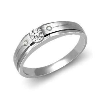 钻石成品类 翡翠珠宝钻石镶嵌加工 18K金tr南非钻石戒指男款 成品