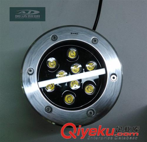 LED户外灯具 奥洁照明厂家直销LED水底灯  9W  12W单色或七彩水下灯   地埋灯