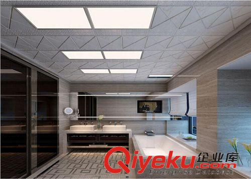 LED光源 LED集成吊顶面板灯 办公室厨房店铺嵌入式平板工程吸顶格栅灯具