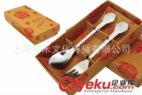 青花礼品商务系列 供应青花勺筷二件套餐具用品 商务餐具用品 公司促销礼品