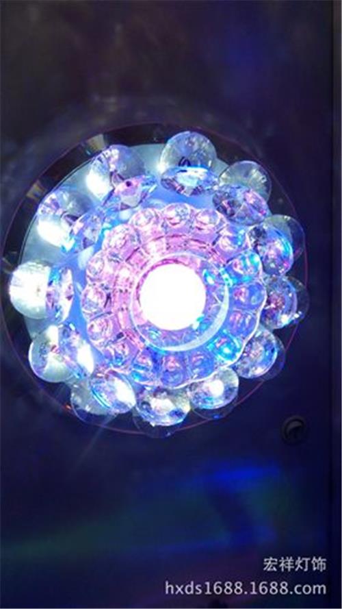 其他 厂家直销LED水晶全贴片过道灯天花射灯阳台走廊灯吸顶灯
