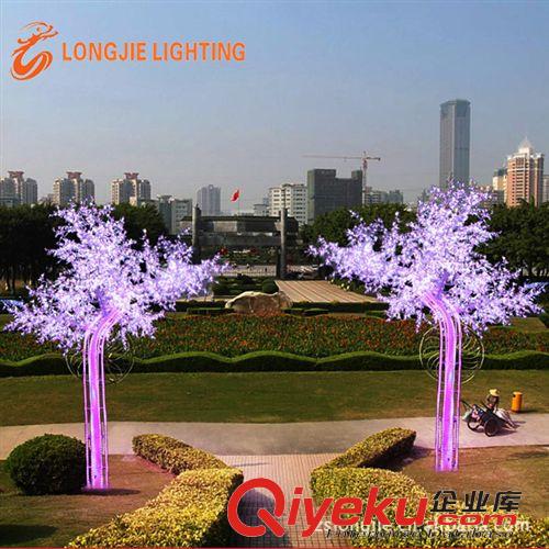 LED树灯按高度分类 6912灯 高：5米宽：3米新款发财树灯、发光景观灯、发光桃树灯