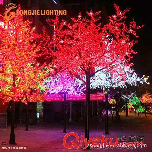 LED树灯按高度分类 7776灯 高6米 LED桃花灯、梅花树灯、景观灯树 、大型景观树灯