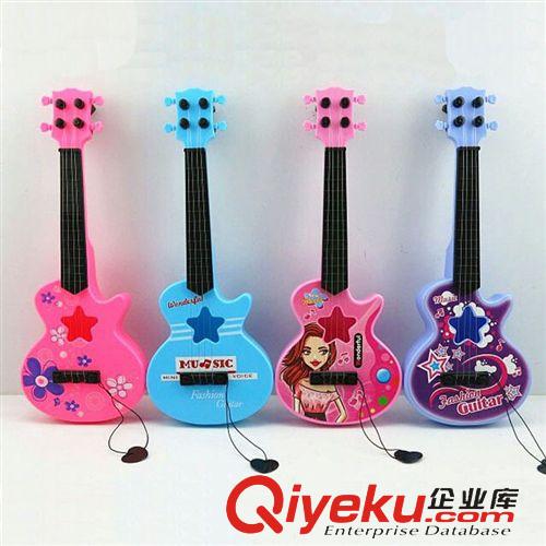 塑胶玩具系列 热卖促销SM227766仿真吉他 儿童玩具吉他可弹奏乐器