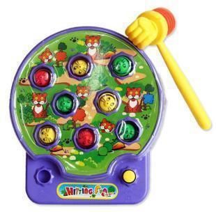 电动玩具 智力开发玩具儿童智力玩具电动音乐打地鼠娱乐打地鼠游戏玩具0.6