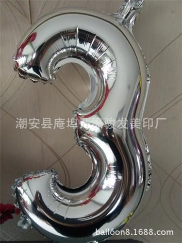 英文字母铝膜气球 畅销 派对装饰铝膜气球/氢气球批发/18英寸铝箔数字气球字母气球