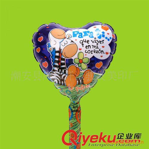 外贸铝膜气球 卡通玩具气球 12厘米心形气球 氢气球【批发 造型气球 铝膜气球
