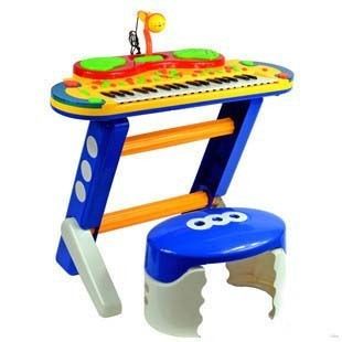 益智玩具 批发 益智多功能麦克风 音乐电子琴 玩具乐器37键电子琴