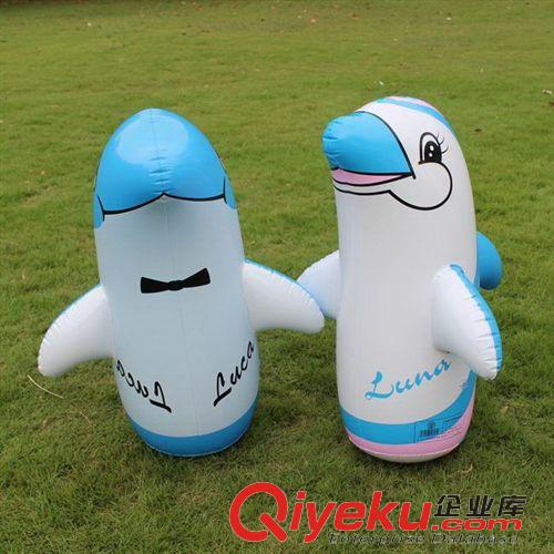 充气玩具/Inflatable toys 厂家直销海豚不倒翁玩具宝宝玩具 充气不倒翁拳击不倒翁充气大号