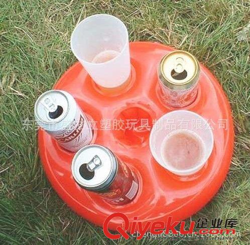 杯座/Cup holder PVC充气水上杯座、水上浮桌、可乐杯座
