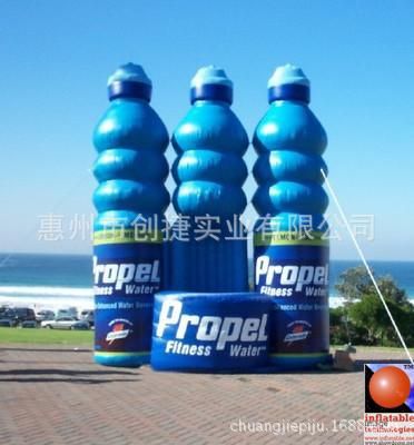 充气广告模型 【工厂订做】PVC充气拖鞋 充气凉鞋 充气瓶子 充气广告模型