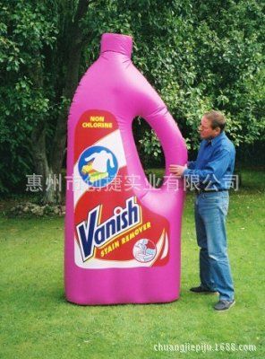 充气广告模型 【工厂订做】充气瓶子 充气广告模型 洗衣液模型 定制产品大小
