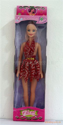 公仔芭比类 供应时尚芭比娃娃套装 玩具芭比配衣服饰品 女孩过家家玩具