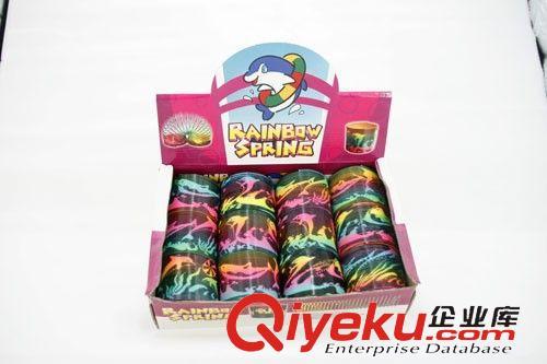 彩虹圈 8CM印五角星12只 展示盒彩虹圈 台湾色弹力圈 儿童玩具