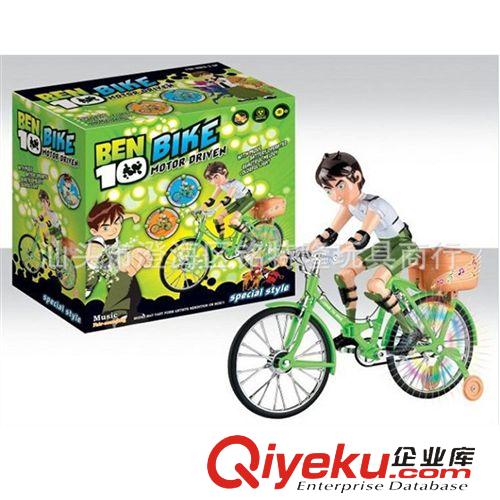 力控玩具 BEN10折叠自行车 电动自行车 带音乐  淘宝热销款 送礼佳