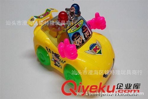 推荐产品 厂家直销 拉线卡通警车 装糖礼品 新奇特赠品 装糖玩具 节日礼物
