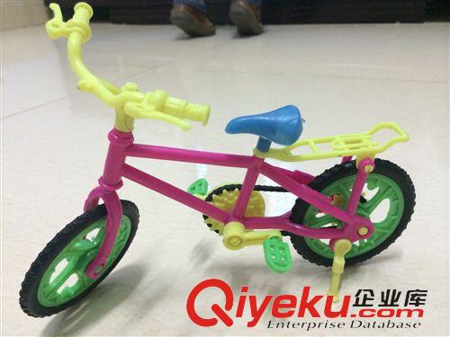 芭比娃娃 厂家直销-仿真自行车 益智芭比配件 自装单车拼装模型