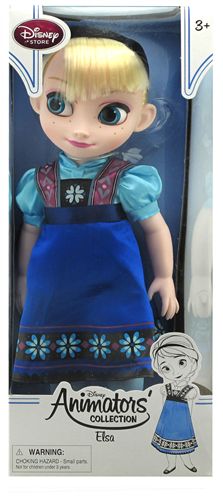 芭比娃娃 新品促销迪士尼41CM冰雪奇缘Elsa Anna沙龙娃娃 接受预订
