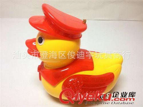 节日玩具 中秋爆款大黄鸭3D灯光万向音乐灯笼