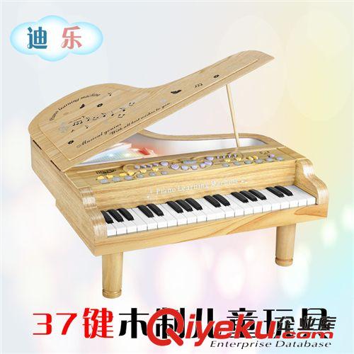 木制乐器 厂家供应宝宝木制钢琴 早教37键儿童电子小钢琴 益智婴儿玩具乐器