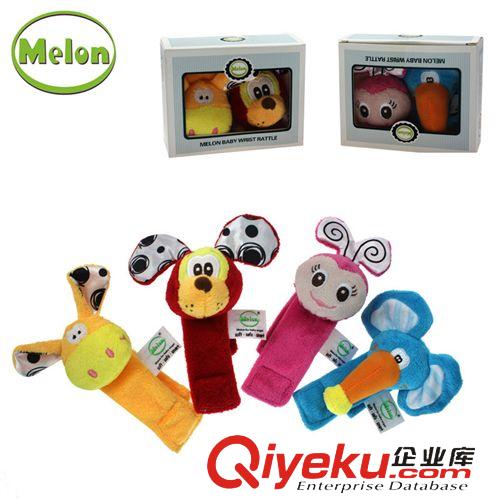 MELON品牌 MELON新品礼盒装超柔软手表带 宝宝手腕带摇铃婴儿玩具全国总经销