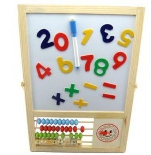 儿童画板 磁性双面小画板 时钟双面画写板 智力YX191