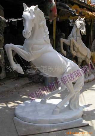 玻璃钢浮雕系列 生产供应玻璃钢雕塑 英雄马雕塑 奔马雕塑