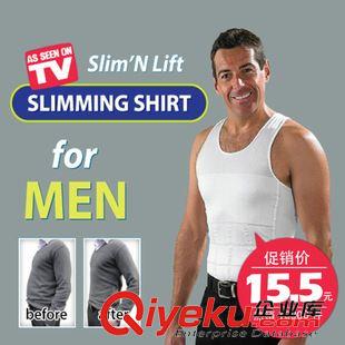 新品展示 slim n lift 电视购物 男士塑身背心 束腰收腹内衣减啤酒肚
