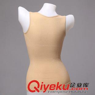 新品展示 2015 新款女式托胸无缝高品质塑胸塑身背心女 美胸塑胸防外扩原始图片2