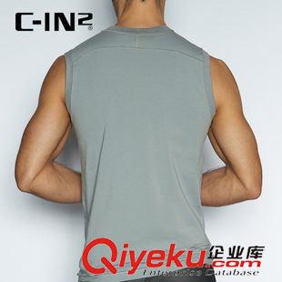 GIRP-吸湿排汗系列 C-IN2夏季新品 休闲运动无袖T恤 棉舒适透气 汗背心 男 3517