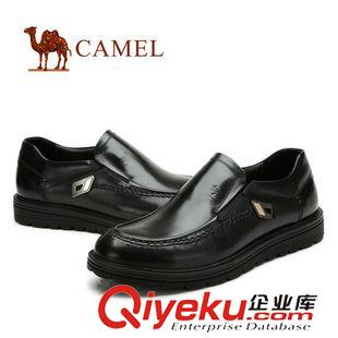 商务休闲鞋 CAMEL骆驼 2013春新款 商务休闲舒适套脚低帮皮鞋 82064601