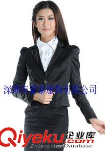 女式套装 供应深圳女士职业装、女士西服套装、女士商务套装、韩版套装订做