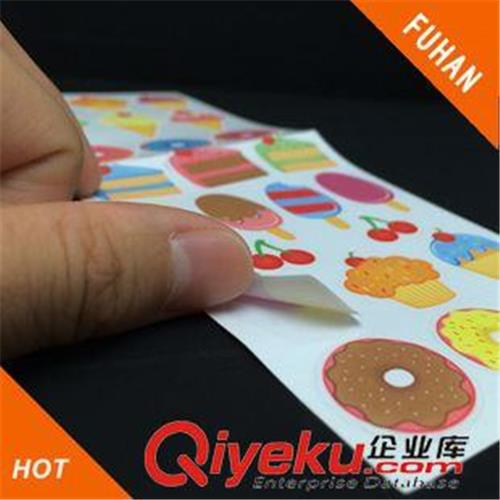 卡片、不干胶系列 杭州赋涵 印刷纸质香味不干胶标贴 质量保证 粘性好