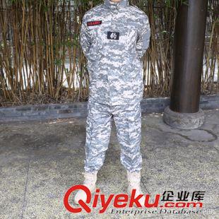 户外服饰 蓝色吸湿排汗 耐磨迷彩服套装户外野战CS伪装套装 可搭配 可单卖