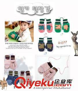 未分类 韩版原单羊糕绒卡通动物厚款宝宝儿童手套非常保暖
