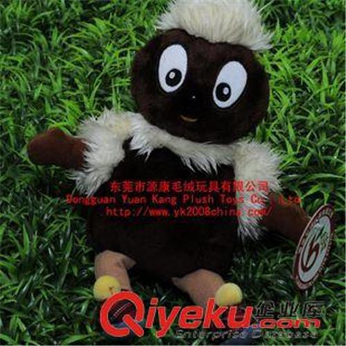 YK5-1鲨鱼 工厂定做外贸原单韩国创意毛绒玩具 黑炭球毛绒娃娃 年度热销