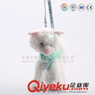 未分类 东莞厂家韩版猫咪毛绒零钱包 卡通小动物造型毛绒儿童斜挎包