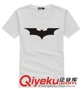 纯棉 男士T恤 PLAYIDEA 蝙蝠侠T恤 男士短袖T恤 卡通动漫圆领印花半袖纯棉T恤