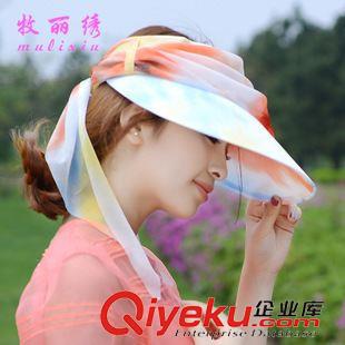 未分类 韩版时尚春夏季潮款彩色蕾丝两用空顶帽 夏天女士遮阳帽采茶帽