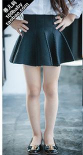 针织下衫 2015女童秋装新款 麻花纹 毛线针织儿童A字裙半身裙伞裙子W620004