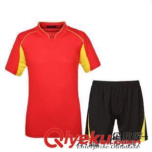吸湿排汗球服 2015夏季新品diy光板足球服套装定做 男训练服夏季足球衣运动服