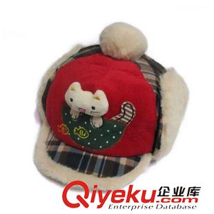 儿童帽 勇发因福 婴儿冬天护耳保暖棒球帽定做定制 儿童帽子 广州帽厂